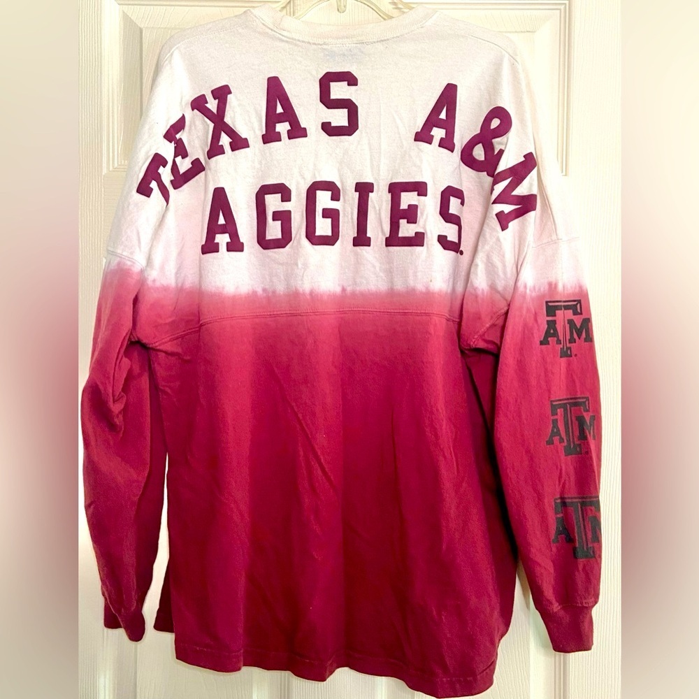 Texas A&M Aggies Shirt Women Size Medium Football Spirit Jersey Ladies Oversized